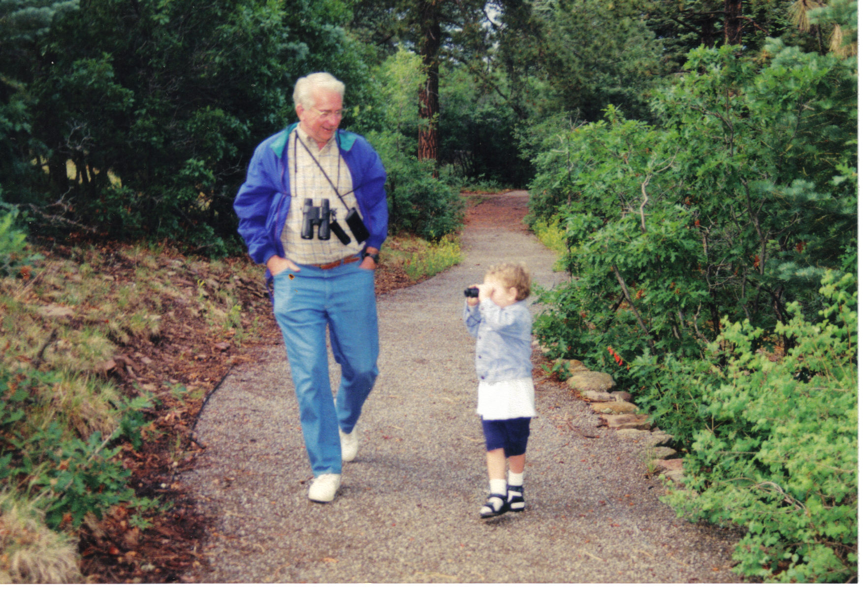 Ken Jr Birder with Gramp