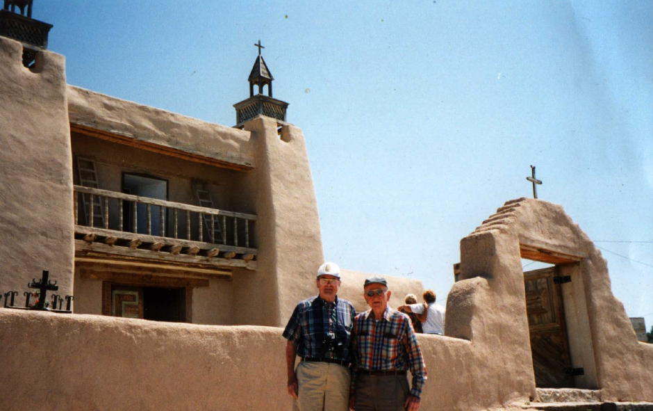 Fr Dan and Dad at Las Trampas